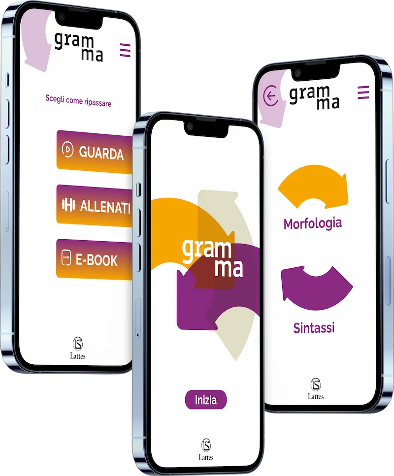 Schermate dell'app Gramma