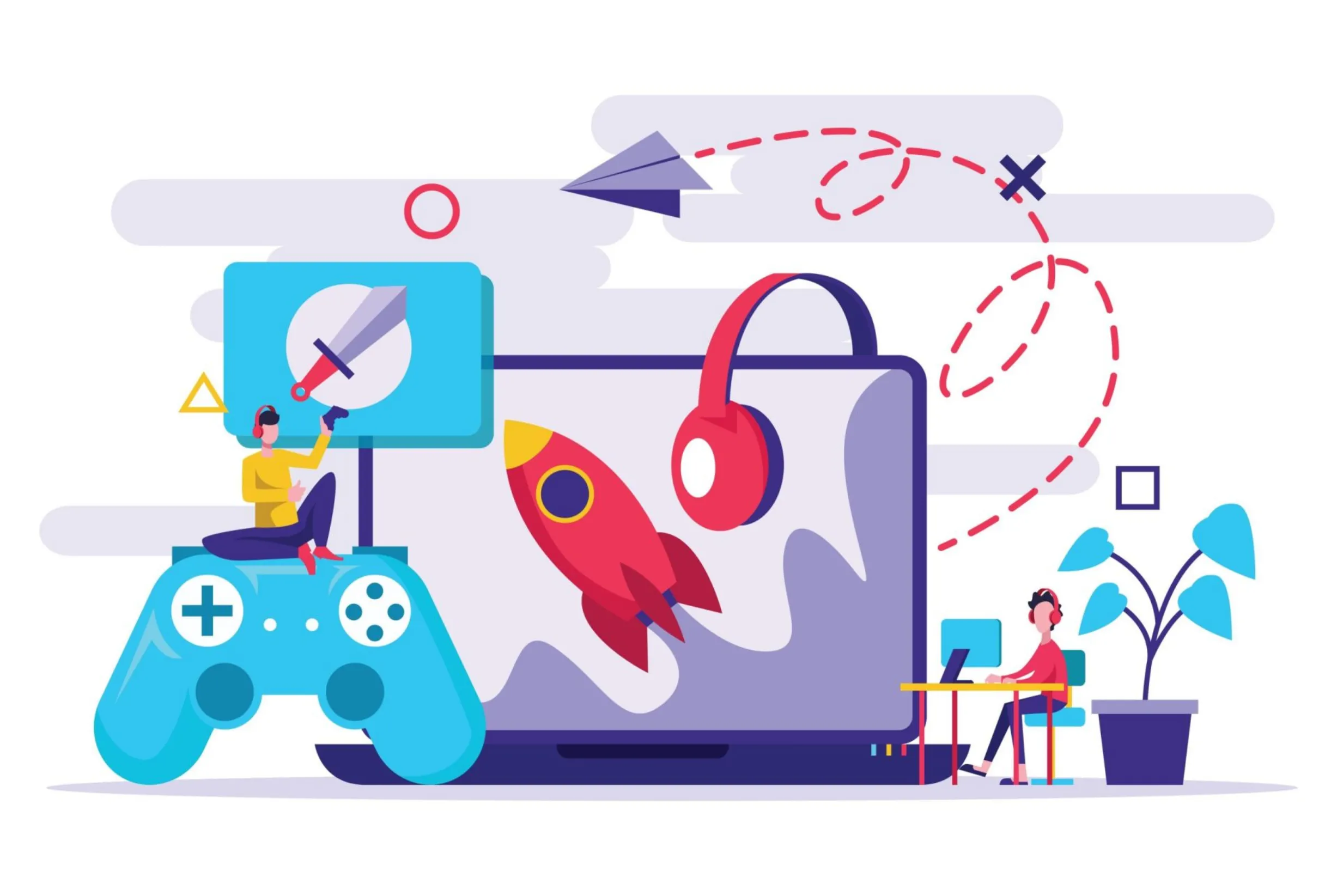 Utilizzo di social network e videogiochi