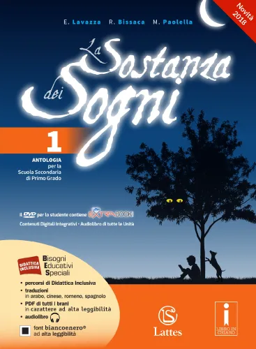 <h1><strong>La sostanza dei sogni</strong></h1>
<h2>E. LAVAZZA - R. BISSACA - M. PAOLELLA</h2>
<img src="/images/la-sostanza-dei-sogni3.jpg" alt="Copertina del libro La Sostanza dei Sogni">
<a href="https://www.latteseditori.it/images/inchiaro-bollino-pdf/2023/sogni.pdf"><img src="/images/libroinchiaro.png" alt="Libro in chiaro"></a>
<p>
    <a href="https://teachbox.latteseditori.it/copie-saggio/saggi-cartacei">RICHIEDI LA COPIA SAGGIO!</a>
</p>
<h3>Contenuto:
</h3>
<ul>
        <li>

        
<h3>Novità 2018</h3>


<div><p><b>Per l'Esame di Stato<br /></b><span>In occasione del Nuovo Esame di Stato, un fascicolo con esempi per affrontare la nuova Prova scritta di Italiano.</span></p></div>


    </li>
        <li>

        
<h3>Caratteristiche generali</h3>


<div><p><strong>La sostanza dei sogni</strong><span> è organizzato secondo una </span><strong>didattica moderna e strutturata</strong><span>, basata sulle </span><strong>Indicazioni nazionali</strong><span> e sulle </span><strong>Competenze</strong><span>, disciplinari ed europee (chiave) e attenta ai</span><strong> Bisogni Educativi Speciali</strong><span>; presenta un’ampia scelta di brani letterari classici affiancati ad altri tratti dalle più recenti novità di editoria per ragazzi e aderenti alla loro quotidianità. L’antologia è strutturata in 3 volumi annuali, ciascuno corredato da un </span><strong>Quaderno delle Competenze</strong><span>; completano l’offerta altri </span><strong>3 volumi</strong><span>: </span><strong>Mito</strong><span>,</span><strong><span> </span>epica e teatro</strong><span> (per la classe prima), </span><strong>Letteratura e teatro</strong><span> (per la classe seconda) e Percorsi attraverso il '900 (per la classe terza). I volumi annuali si aprono con brevi unità non operative ma destinate a stimolare il confronto, la riflessione e il dialogo: </span><strong>Accoglienza</strong><span>, per la prima,</span><strong> Convivenza</strong><span>, per la seconda, e </span><strong>Orientamento</strong><span> per la terza. Sono poi articolati in 4 sezioni: </span><strong>Forme</strong><span>, </span><strong>Generi</strong><span>, </span><strong>Temi</strong><span> e </span><strong>Storia</strong><span>. Le </span><strong>Forme</strong><span> offrono una trattazione capillare delle principali </span><strong>tipologie testuali</strong><span>: testo descrittivo, regolativo, narrativo, misto e non continuo, espositivo, argomentativo e persuasivo. I </span><strong>Generi</strong><span> presi in esame sono: </span><strong>Favole e proverbi</strong><span>, </span><strong>Fiaba</strong><span>, </span><strong>Fantasy</strong><span>, </span><strong>Poesia</strong><span>, </span><strong>Romanzi per ragazzi</strong><span>, </span><strong>Romanzi e racconti d’avventura</strong><span>, </span><strong>Romanzi e racconti comici</strong><span>,</span><strong> Romanzi e racconti gialli</strong><span>, </span><strong>Scrivere di sé</strong><span>, </span><strong>Lettera</strong><span>, </span><strong>Articolo</strong><span>, </span><strong>Il romanzo di formazione</strong><span>, </span><strong>Romanzi e racconti fantastici</strong><span>,</span><strong> Romanzi e racconti di fantascienza</strong><span>, </span><strong>Romanzi e racconti horror</strong><span>, </span><strong>Il romanzo storico</strong><span>,</span><strong> Il romanzo realista e sociale e Il romanzo psicologico</strong><span>. Grande attenzione è data anche ai Temi, tra cui è sempre presente, in ogni volume, un’Unità dedicata ad argomenti di </span><strong>Cittadinanza</strong><span>: </span><strong>La cultura della legalità</strong><span>, e una pensata per aiutare gli studenti a dialogare e interrogarsi sui cambiamenti che attraversano in questa fase delle loro vite </span><strong>(Noi ragazzi e ragazze)</strong><span>: i rapporti con la famiglia e gli amici, le proprie emozioni, diventare grandi… Infine si trova sempre un’unità che tratta argomenti di </span><strong>educazione ambientale, ecologia e sostenibilità</strong><span> e una dedicata all’</span><strong>uso consapevole delle nuove tecnologie</strong><span>: mondo digitale, internet, social network</span><strong> (Tra bit e byte)</strong><span>. La sezione, molto ampia, dedicata alla </span><strong>Storia</strong><span>, ne segue il programma annuale e offre spunti e collegamenti con la letteratura tramite una selezione di brani di romanzi storici.</span></p></div>


    </li>
        <li>

        
<h3>Competenze</h3>


<div><p><span>Il lavoro sulle </span><strong>Competenze disciplinari</strong><span> si svolge trasversalmente, con spunti per la</span><strong><span> </span>Lettura ad alta voce</strong><span> e per l’</span><strong>Ascolto</strong><span>, e si completa con</span><strong><span> </span>la sezione conclusiva di ogni Unità</strong><span>: </span><strong>TRAGUARDI PER LA COSTRUZIONE DELLE COMPETENZE </strong><span>articolata in schede dedicate a </span><strong>Ascoltare</strong><span>, </span><strong>Parlare</strong><span>, </span><strong>Leggere</strong><span> (prova INVALSI) e</span><strong><span> </span>Scrivere</strong><span>. Per le </span><strong>Competenze chiave</strong><span> sono state invece predisposti, a partire da alcuni brani, dei Percorsi interdisciplinari sotto forma di mappa, interattivi nella versione digitale del testo, per allenare e potenziare la competenza </span><strong>IMPARA A</strong><span> </span><strong>IMPARARE</strong><span>. Inoltre in tutte le unità dei temi si aggiunge, alla sezione conclusiva, una Prova autentica di valutazione delle Competenze chiave, relativa alle </span><strong>COMPETENZE SOCIALI E CIVICHE</strong><span> o alle </span><strong>COMPETENZE DIGITALI</strong><span>. Infine per sviluppare la competenza di comunicazione nelle lingue straniere, sono stati aggiunti, in alcune Unità, brani in lingua originale, (“</span><strong>INCONTRIAMO IL TESTO ORIGINALE</strong><span>”) affiancati sempre dalla traduzione italiana e seguiti da facili esercizi, in inglese, di comprensione, vocabolario ma SOPRATTUTTO di confronto tra originale e traduzione letteraria.</span><br /><span>I Quaderni sono articolati in 4 sezioni: </span><strong>Ascoltare</strong><span>,</span><strong><span> </span>Parlare</strong><span>, </span><strong>Leggere</strong><span> e </span><strong>Scrivere</strong><span>, hanno un approccio meno teorico e più laboratoriale e si concludono con </span><strong>verifiche per la valutazione delle competenze</strong><span>, utili strumenti per verificare il livello raggiunto da ogni studente nel conseguimento dei traguardi prefissati.</span></p></div>


    </li>
        <li>

        
<h3>Didattica inclusiva</h3>


<div><p><span>Nel panorama delle </span><strong>attività pensate per la didattica inclusiva</strong><span>, oltre al </span><strong>brano di apertura</strong><span>, si trova sempre, all’interno di ogni Unità, un brano accompagnato dalla </span><strong>versione facilitata a fronte</strong><span>, in carattere ad alta leggibilità; tale brano è inoltre diviso in sequenze e, per ciascuna sequenza, </span><strong>le parole chiave</strong><span>, evidenziate, </span><strong>sono tradotte nel colonnino nelle 4 lingue maggiormente in uso tra gli stranieri giunti in Italia: romeno, spagnolo, arabo e cinese</strong><span>. Nella versione digitale del testo, cliccando su ciascuno dei 4 pulsanti a fianco di ogni sequenza, </span><strong>compare</strong><span> </span><strong>la traduzione nella relativa lingua.</strong><span> Sul brano, fornito in duplice versione, l’insegnante può davvero far lavorare la totalità della classe. Oltre agli Esercizi per obiettivi, </span><strong>segue una batteria di</strong><span> </span><em><strong>Primi esercizi con aiuto</strong></em><span>: esercizi facilitati che possono essere svolti anche da chi ha letto la sola versione facilitata del testo. Anche nelle Unità di poesia</span><strong><span> </span>alcune poesie sono state “lavorate” in chiave di didattica inclusiva</strong><span>: oltre al </span><strong>carattere ad alta leggibilità</strong><span>, presentano </span><strong>aiuti allo studio</strong><span> </span><strong>a fianco del testo</strong><span> (ad esempio per evidenziare l’uso delle rime, o la presenza di facili figure retoriche) e sono seguite dalla</span><strong><span> </span>parafrasi</strong><span>. Infine</span><strong><span> </span>nella versione digitale</strong><span> del testo, </span><strong>tutti i brani</strong><span> dell’antologia sono presenti anche </span><strong>in carattere ad alta leggibilità</strong><span>.</span></p></div>


    </li>
        <li>

        
<h3>Il digitale</h3>


<div><p>L’antologia è inoltre arricchita da<span> </span><strong>Contenuti Digitali Integrativi</strong>, presenti sia sulla piattaforma bSmart sia sul<span> </span><strong>DVD contenente l’audiolibro e lo sfoglialibro interattivo</strong>:</p>
<ul>
<li>versione audio di tutti i brani e di tutte le schede teoriche dell’antologia;</li>
<li>versione in carattere ad alta leggibilità di tutti i brani;</li>
<li>ulteriori brani di lettura;</li>
<li>lezioni per la LIM: una dedicata alla Fantasy e una al Proemio dell’Iliade;</li>
<li>esercizi interattivi;</li>
<li>mappe attive;</li>
<li>audio con scorrimento del testo dei brani di Didattica Inclusiva;</li>
<li>programma per leggere e studiare a memoria le poesie;</li>
<li>versione interattiva dei percorsi interdisciplinari Impara a imparare.</li>
</ul>
<p>Questo libro nella<strong><span> </span>versione mista carta + digitale</strong><span> </span>(tipo<em><span> </span>b</em>) è dotato di un<span> </span><strong>extraBOOK</strong>, utilizzabile anche sulla L.I.M. e sul tablet, che contiene le risorse multimediali associate al libro (Contenuti Digitali Integrativi).</p></div>


    </li>
        <li>

        
<h3>Per il docente</h3>


<div><div class="rl_tabs nn_tabs outline_handles outline_content top align_left has_effects" role="presentation">
<div class="tab-content">
<div class="tab-pane rl_tabs-pane nn_tabs-pane active" id="contenuti-per-il-docente" role="tabpanel" aria-labelledby="tab-contenuti-per-il-docente">
<p><strong>Omniguida</strong><span> </span>in due volumi contentente:</p>
<ul>
<li><strong>Guida all’uso del libro</strong></li>
<li><strong>Il libro digitale</strong>: attivazione e guida all’uso dei Contenuti digitali integrativi</li>
<li><strong>La programmazione annuale</strong>, per obiettivi e competenze</li>
<li><strong>Le competenze</strong>: materiali e prove autentiche per la valutazione delle competenze</li>
<li><strong>La Didattica Inclusiva</strong></li>
<li><strong>Suggerimenti didattici</strong><span> </span><strong>per le pagine</strong><span> </span><em>Incontriamo il testo originale</em></li>
<li><strong>Studio con te<br /></strong></li>
<li><strong>Spunti per il RAV</strong></li>
</ul>
<p>Inoltre un’ampia sezione operativa contenente:</p>
<ul>
<li>attività di accoglienza;</li>
<li>prove d’ingresso;</li>
<li>test sulle abilità cognitive;</li>
<li>prove INVALSI;</li>
<li>verifiche sommative;</li>
<li>verifiche facilitate;</li>
<li>materiali di preparazione per l’Esame;</li>
<li>materiali per l’Orientamento;</li>
<li>Il giornale: schede per attività di classe;</li>
<li>Il cinema: schede per attività di classe;</li>
<li>soluzioni di tutti gli esercizi e di tutte le verifiche del testo e della Guida.</li>
</ul>
<p>Integrano l’Omniguida:</p>
<ul>
<li><strong>La palestra delle competenze</strong>: DVD con esercizi interattivi legati ai brani dell’antologia, volto allo sviluppo e alla costruzione delle Competenze di lettura, scrittura e ascolto.</li>
<li><strong>Backstage</strong>: un DVD dedicato al Cinema, con guida per l’insegnante che voglia affrontare un laboratorio di cinema o desideri dedicare alcune lezioni all’analisi di pellicole cinematografiche.</li>
</ul>
<p></p>
</div>
</div>
</div></div>


    </li>
    </ul>
<h3>Configurazioni di vendita:</h3>
<div><p>Volume 2 con DVD-rom (pp.784) + Letteratura (pp.464) + Tavole illustrate + Quaderno delle competenze 2 (pp.160) </p></div>
<div>

    




<div>ISBN 978-88-6917-066-9</div>

<p>€ 34,50</p>



</div>
<div><p>Volume 2 con DVD-rom (pp.784)</p></div>
<div>

    




<div>ISBN 978-88-6917-065-2</div>

<p>€ 35,20</p>



</div>
<div><p>Volume 3 con DVD-rom (pp.816) + Percorsi attraverso il '900 (pp.256) + Quaderno delle competenze 3 (pp.160) + Il nuovo Esame di Stato</p></div>
<div>

    




<div>ISBN 978-88-6917-071-3</div>

<p>€ 22,70</p>



</div>
<div><p>Letteratura (pp.464) + Tavole illustrate</p></div>
<div>

    




<div>ISBN 978-88-6917-074-4</div>

<p>€ 11,90</p>



</div>
<div><p>Volume 3 con DVD-rom (pp.816) + Il nuovo Esame di Stato</p></div>
<div>

    




<div>ISBN 978-88-6917-072-0</div>

<p>€ 29,60</p>



</div>
<div><p>Percorsi attraverso il '900 (pp.256)</p></div>
<div>

    




<div>ISBN 978-88-6917-075-1</div>

<p>€ 7,50</p>



</div>
<div><p>Volume 2 con DVD-rom + Letteratura + Tavole illustrate + Quaderno delle competenze 2<span> </span><strong>ONLINE</strong></p></div>
<div>

    




<div>ISBN 978-88-6917-068-3</div>

<p>€ 32,10</p>



</div>
<div><p>Volume 3 con DVD-rom + Percorsi attraverso il '900 + Quaderno delle competenze 3<span> </span><strong>ONLINE </strong>+ Il nuovo Esame di Stato</p></div>
<div>

    




<div>ISBN 978-88-6917-069-0</div>

<p>€ 29,60</p>



</div>
<div><p>Letture facili 2</p></div>
<div>

    




<div>ISBN 978-88-6917-080-5</div>

<p>€ 5,00</p>



</div>
<div><p>Letture facili 3</p></div>
<div>

    




<div>ISBN 978-88-6917-081-2</div>

<p>€ 5,00</p>



</div>
<h3>Libro digitale:</h3>
<h5>Questa versione non comprende il libro cartaceo</h5>
<div><p>Volume 2 con DVD-rom + Letteratura + Tavole illustrate + Quaderno delle competenze 2 </p></div>
<div>

    




<div>ISBN 978-88-6917-136-9</div>

<p>€ 27,68</p>



</div>
<p>
    <a href="https://store.bsmart.it/it/IT/products/la-sostanza-dei-sogni-vol-2-letteratura-teatro-7-tavole-quaderno-delle-competenze-2">Acquista su bSmart</a>
</p>
<div><p>Volume 3 con DVD-rom + Percorsi attraverso il '900 + Quaderno delle competenze 3 + Il nuovo Esame di Stato</p></div>
<div>

    




<div>ISBN 978-88-6917-137-6</div>

<p>€ 29,33</p>



</div>
<p>
    <a href="https://store.bsmart.it/it/IT/products/la-sostanza-dei-sogni-vol-3-percorsi-attraverso-il-900-quaderno-delle-competenze-3-il-nuovo-esame-di-stato">Acquista su bSmart</a>
</p>
<div><p>Letture facili 2</p></div>
<div>

    




<div>ISBN 978-88-6917-139-0</div>

<p>€ 4,25</p>



</div>
<div><p>Letture facili 3</p></div>
<div>

    




<div>ISBN 978-88-6917-140-6</div>

<p>€ 4,25</p>



</div>
<p>
    <a href="https://web.latteseditori.it/formazione-lista-corsi/categoria/webinar-gratuiti/">SCOPRI I NOSTRI WEBINAR!</a>
</p>