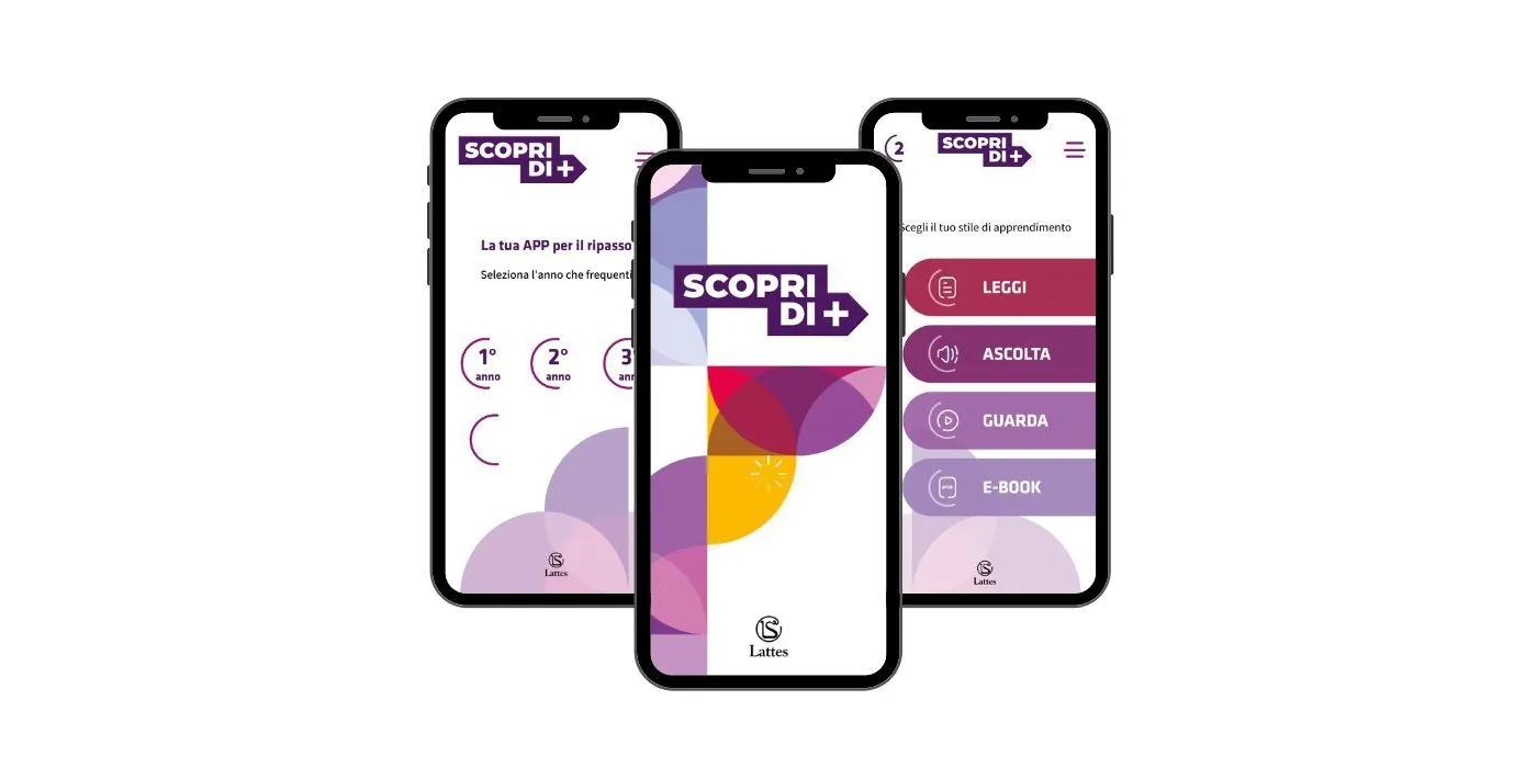 Schermate dell'app Scopri di +