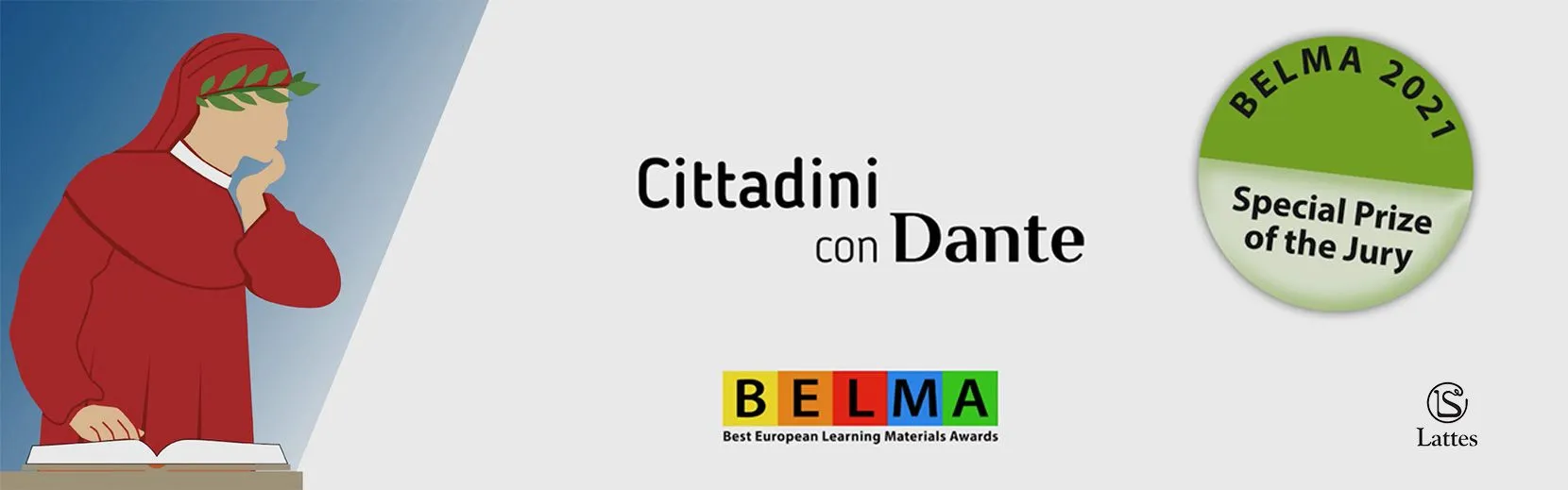 Grafica libro Cittadini con Dante