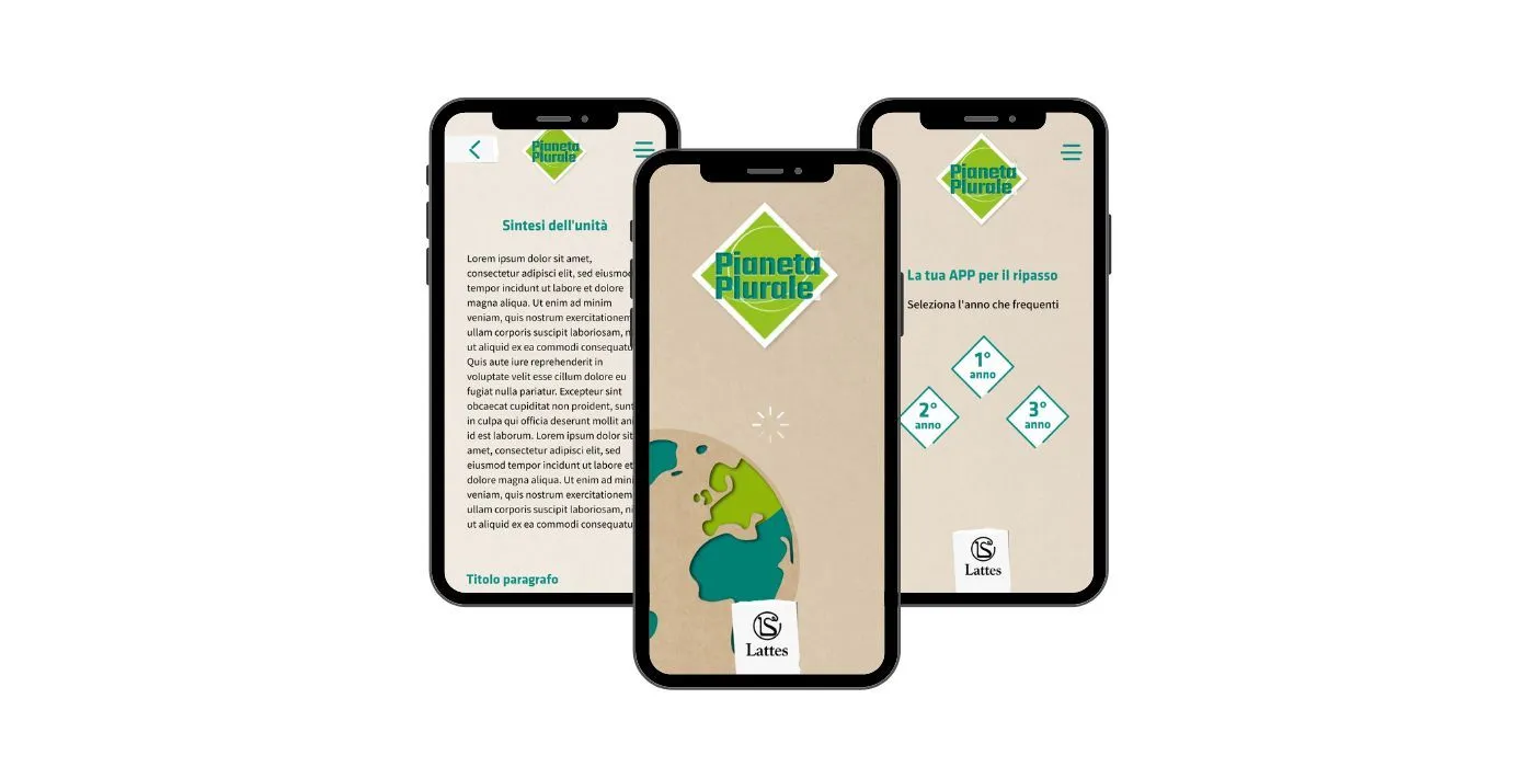 Schermate dell'app Pianeta Plurale