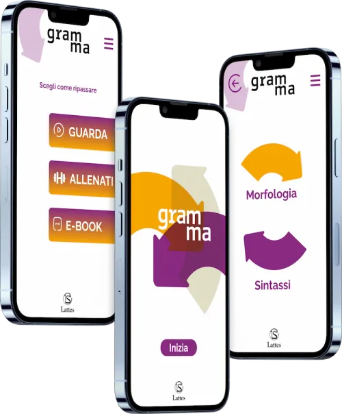 Schermate dell'app Gramma