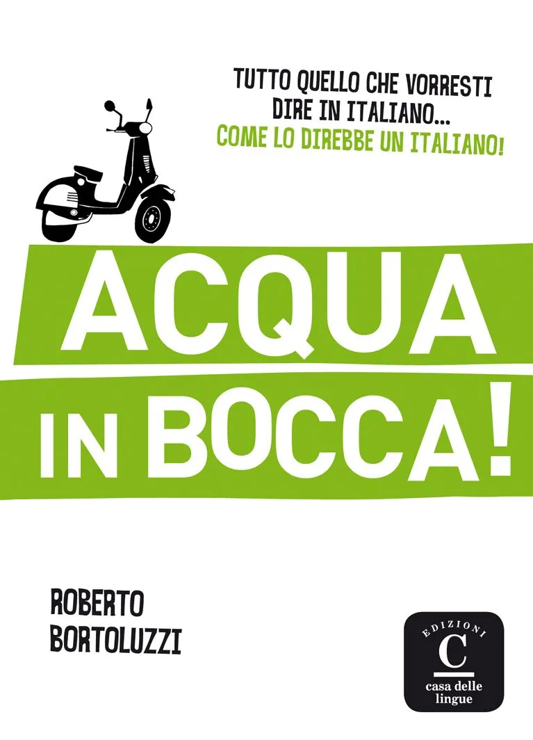 <p class="autore-libro"><span class="field-value ">R. Bortoluzzi</span>
</p>
<div class="copertina-libro"><img style="max-height: 500px;" src="images/acqua_in_bocca_9788416057009_M.jpg" alt="" /></div>
<div class="contenuto-libro"></div>
<div class="versione-digitale"></div>
<p>{tab Novità 2018}</p>
<p></p>
<p>{tab Caratteristiche generali}</p>
<p><span class="field-value "><p><em>Acqua in bocca!&nbsp;</em>E' una raccolta di espressioni idiomatiche per parlare come un vero italiano.</p>
<ul>
<li>Spiegazioni chiare di uso e costume.</li>
<li>Sfumature di significato e sinonimi.</li>
<li>Esempi in contesto.</li>
<li>Enfasi nell’aspetto culturale.</li>
<li>Tutto quello che vorresti dire in italiano… come lo direbbe un italiano!</li>
</ul></span>
</p>
<p>{tab Competenze}</p>
<p></p>
<p>{tab Didattica inclusiva}</p>
<p></p>
<p>{tab Contenuti digitali}</p>
<p></p>
<p>{tab Contenuti per il docente}</p>
<p></p>
<p>{tab Contenuti per lo studente}</p>
<p></p>
<p>{tab C.L.I.L.}</p>
<p></p>
<p>{tab Compiti di realtà}</p>
<p></p>
<p>{tab Metodologie didattiche innovative}</p>
<p></p>
<p>{tab Fare musica}</p>
<p></p>
<p>{tab Ascoltare}</p>
<p></p>
<p>{tab Il romanzo}</p>
<p></p>
<p>{tab Invalsi}</p>
<p></p>
<p>{tab Audiolibro}</p>
<p></p>
<p>{tab Per l’Esame di Stato}</p>
<p></p>
<p>{/tabs}</p>
<p class="configurazioni-vendita">Configurazioni di vendita</p>
<p>{tab A1}</p>
<p></p>
<p>{tab A2}</p>
<p></p>
<p>{tab C2}</p>
<p></p>
<p>{tab Acquista versioni online}</p>
<p>{tab Per il biennio}</p>
<p></p>
<p>{tab Per il secondo biennio}</p>
<p></p>
<p>{tab Per il V anno}</p>
<p></p>
<p>{tab Completa}</p>
<p><span class="field-value "><p>ISBN 978-84-1605-700-9<br />€ 12,50</p>
<ul>
<li>Acqua in bocca! Libro.</li>
</ul></span>
</p>
<p>{tab Essenziale}</p>
<p></p>
<p>{tab Versione annuale}</p>
<p></p>
<p>{tab In vendita separata}</p>
<p></p>
<p>{tab D.S.A}</p>
<p></p>
<p></p>
<p>{tab&nbsp;Acquista le versioni digitali}</p>
<p></p>
<p>{/tabs}</p>
<div style="display: none;">978-84-1605-700-9</div>