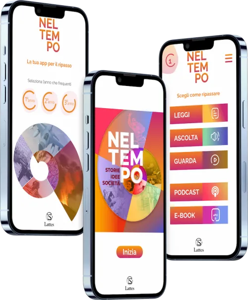 Schermate dell'applicazione Nel Tempo