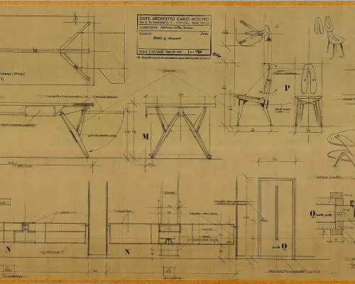 Disegni Carlo Mollino Pagina 07 Immagine 0001
