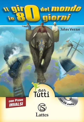 <h1><strong>Il giro del mondo in 80 giorni</strong></h1>
<h2>J. VERNE</h2>
<img src="/images/giro-del-mondo.jpg" alt="Copertina del libro Il Giro del Mondo in 80 Giorni">
<p>
    <a href="https://teachbox.latteseditori.it/copie-saggio/saggi-cartacei">RICHIEDI LA COPIA SAGGIO!</a>
</p>
<h3>Contenuto:
</h3>
<ul>
        <li>

        
<h3>Il romanzo</h3>


<div><p><em><strong>Il giro del mondo in 80 giorni</strong></em><span>  è, insieme a </span><em>Ventimila leghe sotto i mari</em><span>, il libro forse più famoso di Verne. In questo tipico romanzo di avventura l'autore trae ispirazione dalle immense possibilità, pochi anni prima inimmaginabili, che l'invenzione dei mezzi a vapore offre agli uomini della fine dell'Ottocento: una di queste, appunto, è fare il giro del mondo in un lasso di tempo all'epoca considerato un record, per conoscere usanze, usi e costumi di mondi lontani.</span></p></div>


    </li>
        <li>

        
<h3>Didattica inclusiva</h3>


<div><p><span>Il romanzo è scritto in </span><strong>alta leggibilità </strong><span>(</span><em>font Biancoenero edizioni</em><span>) per agevolare la lettura in caso di difficoltà.</span></p></div>


    </li>
        <li>

        
<h3>Invalsi</h3>


<div><p><span>Al termine di ciascun capitolo sono presenti alcune attività proposto secondo il modello Invalsi.</span></p></div>


    </li>
        <li>

        
<h3>Audiolibro</h3>


<div><div class="rl_tabs nn_tabs outline_handles outline_content top align_left has_effects" role="presentation">
<div class="tab-content">
<div class="tab-pane rl_tabs-pane nn_tabs-pane active" id="audiolibro" role="tabpanel" aria-labelledby="tab-audiolibro">
<p>Il romanzo è correlato da un cd audio, contenente l'audiolibro integrale del testo.</p>
<p></p>
</div>
</div>
</div></div>


    </li>
    </ul>
<h3>Configurazioni di vendita:</h3>
<h4>Completa</h4>
<div>

    




<div>ISBN 978-88-8042-770-4</div>

<p>€ 8,90</p>



</div>
<div><ul>
<li><strong>Il giro del mondo in 80 giorni con CD Audio</strong></li>
</ul></div>
<p>
    <a href="https://web.latteseditori.it/formazione-lista-corsi/categoria/webinar-gratuiti/">SCOPRI I NOSTRI WEBINAR!</a>
</p>