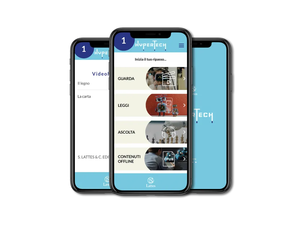 Schermate dell'app Hypertech
