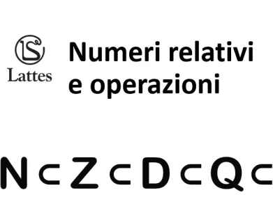 Numeri relativi e operazioni