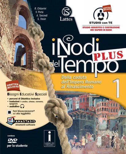 <h1><strong>I nodi del tempo PLUS</strong></h1>
<h2>R. CHITARRINI – V. PORTA – A. TANCREDI – S. TERESIN</h2>
<img src="/images/libri_correti/I_NODI_DEL_TEMPO_PLUS_1_cover.jpg" alt="Copertina del libro I nodi del tempo Plus">
<a href="https://www.latteseditori.it/images/inchiaro-bollino-pdf/2023/nodi_plus.pdf"><img src="/images/libroinchiaro.png" alt="Libro in chiaro"></a>
<p>
    <a href="https://teachbox.latteseditori.it/copie-saggio/saggi-cartacei">RICHIEDI LA COPIA SAGGIO!</a>
</p>
<h3>Contenuto:
</h3>
<ul>
        <li>

        
<h3>Caratteristiche generali</h3>


<div><p><span>Il corso è articolato in</span><strong><span> </span>Parti</strong><span> suddivise in </span><strong>Unità</strong><span>; in apertura di ogni Parte vengono declinati: i </span><strong>Contenuti Digitali Integrativi</strong><span>, le attività dedicate ai</span><strong><span> </span>Bisogni Educativi Speciali</strong><span>, presenti sia dentro il libro (Didattica inclusiva) sia in volumi a parte (Didattica compensativa), e gli </span><strong>Obiettivi Didattici</strong><span> soddisfatti dall’Unità stessa.</span><br /><span>Segue una doppia pagina, introduttiva all’intera Parte e pensata in chiave di Didattica Inclusiva e completata dallo Scenario degli eventi: una carta geostorica, commentata, presente nel fascicoletto di Carte storiche allegato a ciascun volume.</span><br /><span>Le varie Unità si aprono tutte con una ulteriore carta geostorica e una linea del tempo più dettagliata.</span><br /><span>Ogni Unità si conclude con una </span><strong>Mappa attiva</strong><span> in carattere ad alta leggibilità, che lo studente è invitato a completare. </span><br /><span>A conclusione di ogni Parte, è presente la sezione </span><strong>COSTRUISCO… I SAPERI DI BASE</strong><span>, contrassegnata dal logo Studio con te, utile per il ripasso e lo studio a casa. La sezione si conclude con indicazioni per la creazione e l’utilizzo di una mappa concettuale, utile strumento per la memorizzazione e la preparazione dell’esposizione orale.</span><br /><span>All’interno del testo sono presenti varie</span><strong><span> </span>rubriche di approfondimento</strong><span>.</span><br /><span>Inoltre il testo è corredato di 15 Tavole illustrate, fuori testo, dedicate agli argomenti più importanti per ogni anno, che possono essere quadri di civiltà (come il Comune medievale) o eventi particolarmente significativi nel divenire storico (come la Rivoluzione francese); queste tavole costituiscono un efficace strumento di didattica inclusiva e un valido aiuto per lo studio a casa.</span></p></div>


    </li>
        <li>

        
<h3>Competenze</h3>


<div><p><span>Il </span><strong>Quaderno delle competenze ha</strong><span> sezioni teoriche dedicate alla costruzione delle Competenze affiancate da esercitazioni pratiche.</span></p></div>


    </li>
        <li>

        
<h3>Didattica inclusiva</h3>


<div><ul>
<li>Doppia pagina, introduttiva all’intera Parte e pensata in chiave di Didattica Inclusiva: accanto ad un’essenziale linea del tempo, viene delineato il percorso degli eventi, con evidenziate le parole chiave che, insieme al titolo della Parte, sono tradotte nelle 4 lingue maggiormente in uso tra gli stranieri giunti in Italia: romeno, spagnolo, arabo e cinese. Nella versione digitale del testo, cliccando su ciascuno dei 4 pulsanti a fianco di ogni blocco di testo, compare la traduzione nella relativa lingua.<br /><br /></li>
<li>Il narrato storico, scandito in paragrafi, è accompagnato da un colonnino di Studio guidato, anch’esso realizzato in chiave di Didattica Inclusiva: vi si trovano infatti aiuti alla comprensione ed alla memorizzazione del testo: Glossario, Causa-Effetto, Fissa la data, Fissa il concetto.<br /><br /></li>
<li>La sezione COSTRUISCO… I SAPERI DI BASE è interamente scritta in caratteri ad alta leggibilità: presenta una selezione dei concetti fondamentali dell’intera Parte, corredati da illustrazioni ed esercizi di comprensione. Gli esercizi sono affiancati dai box di Studio assistito, che offrono spunti e aiuti per la persona che segue l’alunno nello studio: viene esplicitato l’obiettivo di apprendimento cui mira ogni blocco di esercizi viene suggerito il recupero (e la modalità di utilizzo) di elementi presenti nelle pagine precedenti del testo (carte geografiche, disegni, tavole illustrate e materiali multimediali), consentendo la creazione di un percorso di studio personalizzato.<br /><br /></li>
<li><strong>Volume Compensativo</strong> "<strong>I nodi del tempo Plus - Dalla tua madrelingua all'Italiano"</strong>:<br />Specificatamente dedicati a studenti non madrelingua, questi volumi hanno il preciso obiettivo di favorire un primo livello di acquisizione dei saperi minimi della disciplina anche a studenti in grave difficoltà con la lingua italiana. </li>
</ul>
<p><strong>AGGIORNAMENTO ANASTASIS PER WINDOWS 10</strong><br />È stato rilasciato dalla <strong>Cooperativa Anastasis</strong> l'aggiornamento che rende compatibili i software abbinati ai testi Lattes con l'ultima versione di <strong>Windows 10</strong>.</p>
<p><img src="https://www.latteseditori.it/images/logo-Anastasis.png" alt="logo Anastasis" width="200px" data-cmp-info="10" /><br /><a href="http://download.anastasis.it/assistenza/FixLattes.exe" data-cmp-ab="2">Clicca qui per scaricare l'aggiornamento.</a></p></div>


    </li>
        <li>

        
<h3>Il digitale</h3>


<div><p>La versione digitale del corso di storia (<strong>Extrabook</strong>), presente sia sulla piattaforma bSmart sia su DVD (per il docente e per ogni alunno), sfogliabile ed interattiva, è arricchita dai seguenti<strong><span> </span>Contenuti Digitali Integrativi</strong>:</p>
<ul>
<li>versione audio di tutti i paragrafi delle Unità;</li>
<li>letture di approfondimento;</li>
<li>lezioni interattive già predisposte per la LIM, con verifica finale;</li>
<li>esercizi interattivi;</li>
<li>mappe attive;</li>
<li>audio sintesi di ogni Unità;</li>
<li>sintesi attive;</li>
<li>audio con scorrimento del testo delle pagine di Didattica Inclusiva in apertura di ogni Parte;</li>
<li>carte geostoriche visualizzabili a livelli;</li>
<li>esercizi di trascinamento dei termini più significativi, relativi a carte tematiche o a tavole illustrate;</li>
<li>brevi documentari;</li>
<li>spezzoni cinematografici;</li>
<li>linea del tempo continua, scorrevole e integrabile con ulteriori date.</li>
</ul>
<p>Inoltre sul<strong> TeachBox,</strong> sono presenti ulteriori contenuti digitali dedicati al Docente.</p></div>


    </li>
        <li>

        
<h3>Per il docente</h3>


<div><p>Una<span> </span><strong>Guida</strong><span> </span>che contiene:</p>
<ul>
<li>la guida alla programmazione;</li>
<li>le verifiche sommative;</li>
<li>le soluzioni di tutti gli esercizi.<br /><br /></li>
</ul>
<p><strong>Storica, Grande Atlante-Laboratorio multimediale per la costruzione delle competenze</strong>: si tratta di un DVD strutturato in 18 periodi e ricco di attività: carte geostoriche attive, video, spezzoni cinematografici, prove invalsi, una scelta di fonti storiche, percorsi iconografici.</p></div>


    </li>
        <li>

        
<h3>Metodologie didattiche informative</h3>


<div><p><span>Ogni unità si apre con una doppia pagina che può essere utilizzata in modalità </span><strong>"didattica capovolta"</strong><span>.</span></p></div>


    </li>
        <li>

        
<h3>Invalsi</h3>


<div><p><span>Per quanto riguarda il lavoro sulle fonti, uno dei brani è sempre accompagnato da un’esercitazione sul modello della Prova Invalsi.</span></p></div>


    </li>
    </ul>
<h3>Configurazioni di vendita:</h3>
<div>

    




<div>ISBN 978-88-6917-012-6</div>

<p>€ 24,50</p>



</div>
<div><ul>
<li>Volume 3 - <em>Il Novecento </em>(pp. 456) con DVD-Rom e con Carte storiche (pp. 12)</li>
<li>Tavole illustrate 3 </li>
<li>Mi preparo per l'interrogazione (pp. 40)</li>
</ul></div>
<h3>Libro digitale:</h3>
<h5>Questa versione non comprende il libro cartaceo</h5>
<div>

    




<div>ISBN 978-88-6917-015-7</div>

<p>€ 20,83</p>



</div>
<div><ul>
<li>Volume 3 - <em>Il Novecento </em>(pp. 456) con DVD-Rom e con Carte storiche (pp. 12)</li>
<li>Tavole illustrate 3 </li>
<li>Mi preparo per l'interrogazione (pp. 40)</li>
</ul></div>
<p>
    <a href="https://store.bsmart.it/it/IT/products/i-nodi-del-tempo-plus-vol-3-e-carte-storiche-tavole-illustrate-3-mi-preparo-per-l-interrogazione">Acquista su bSmart</a>
</p>
<p>
    <a href="https://web.latteseditori.it/formazione-lista-corsi/categoria/webinar-gratuiti/">SCOPRI I NOSTRI WEBINAR!</a>
</p>