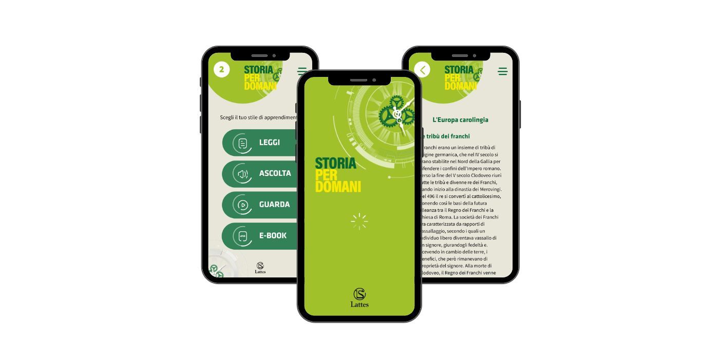 Schermate dell'app Storia per Domani