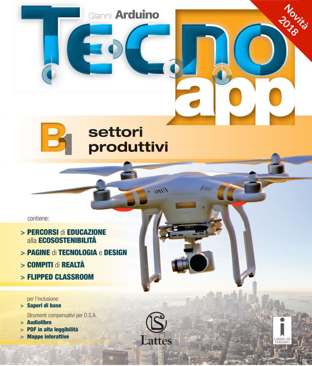 <h1><strong>Tecno.app</strong></h1>
<h2>G. ARDUINO
</h2>
<img src="/images/def_TECNO_APP_SETTORI.jpg" alt="Copertina del libro Tecno.app">
<a href="https://www.latteseditori.it/images/inchiaro-bollino-pdf/2023/tecno-app.pdf"><img src="/images/libroinchiaro.png" alt="Libro in chiaro"></a>
<p>
    <a href="https://teachbox.latteseditori.it/copie-saggio/saggi-cartacei">RICHIEDI LA COPIA SAGGIO!</a>
</p>
<h2>Scarica l'app del libro</h2>
<a href="https://play.google.com/store/apps/details?id=it.latteseditori.tecnoapp"><img src="/images/bottone-google-play.png" alt="Scarica su Google Play"></a>
<a href="https://apps.apple.com/us/app/tecno-app-ripasso/id1453680897"><img src="/images/bottone-apple-store.png" alt="Scarica su App Store"></a>
<h3>Contenuto:
</h3>
<ul>
        <li>

        
<h3>Caratteristiche generali</h3>


<div><p>Tutto il testo si articola in doppie pagine strutturate in questo modo:<strong><br /></strong></p>
<ul>
<li><strong>la pagina di sinistra contiene la trattazione vera e propria</strong>, corredata a margine da un colonnino contenente attività puntuali che hanno la funzione di facilitare l’apprendimento;</li>
<li><strong>la pagina di destra contiene fotografie, disegni, approfondimenti. </strong>Se nelle edizioni precedenti il ripasso dei saperi di base era proposto alla ne di ogni area, in <strong>TECNO.app</strong>, invece, è suddiviso per unità, in modo da consentire un ripasso più puntuale, utile inoltre agli studenti con Bisogni Educativi Speciali.</li>
</ul>
<p><strong>Nuovi Argomenti<br /></strong>Sono stati introdotti <strong>argomenti nuovi</strong> (la tecnologia aerospaziale, la stampa, la fotografia).<strong><br /></strong></p>
<p><strong>La sostenibilità ambientale</strong><br />Per ogni area sono presenti alcuni approfondimenti tematici sul tema della <strong>sostenibilità ambientale</strong>, articolati con questo criterio: il tema, le soluzioni che la tecnologia offre, che cosa possiamo fare noi.</p>
<p><strong>SERVIZI A CORREDO<br /></strong>La Casa editrice ha sviluppato un progetto destinato alla robotica formativa che prevede, per i docenti che utilizzano Tecno.app, un corso di formazione incentrato sulle tematiche inerenti tale argomento.<br />Obiettivi del corso sono il conferimento ai docenti delle conoscenze e delle competenze essenziali per sviluppare attività di robotica in classe, inclusa la realizzazione di contenuti didattici ottenuti attraverso la programmazione con Scratch. Le simulazioni in aula prevedono l’utilizzo di alcuni robot didattici ad uso dei formatori e dei partecipanti.<br />Per le esercitazioni previste dal progetto la Casa editrice si rende disponibile a fornire gratuitamente un robot alla scuola che partecipa al corso, qualora siano previste attività di robotica formativa.</p></div>


    </li>
        <li>

        
<h3>Robotica</h3>


<div><p><strong><span>Novità 2019!</span></strong></p>
<p>A corredo del libro di testo  Tecno.App è disponibile un volume<span> </span><strong>A lezione con i ROBOT. </strong></p></div>


    </li>
        <li>

        
<h3>Competenze</h3>


<div><p>Tutto il testo è corredato da un'ampia proposta di attività utili allo sviluppo delle competenze disciplinari e interdisciplinari.</p></div>


    </li>
        <li>

        
<h3>Didattica inclusiva</h3>


<div><p>Oltre ai contenuti presentati in un'ottica inclusiva all'interno del libro di testo, è presente un volume triennale semplificato per studenti con D.S.A. (<strong>Percorsi per D.S.A.</strong>) relativamente ai<span> </span><em>Settori produttivi</em>.</p>
<p>Per gli studenti non madrelingua, invece, sono disponibili i volumi triennali relativi ai<span> </span><em>Saperi di bas</em>e, tradotti in lingua romena, spagnola, araba e cinese (<strong>Il tuo libro di Tecnologia dalla madrelingua all'italiano</strong>).</p></div>


    </li>
        <li>

        
<h3>Il digitale</h3>


<div><p><span><strong>Novità 2019!</strong></span><br />Da quest’anno è disponibile una nuova App per lo studente, pensata per il ripasso e per prepararsi all’interrogazione. Scopri di più</p>
<ul>
<li>Il blog<span> </span><strong>"Il Technologico"</strong><span> </span>propone un'ampia selezione di articoli relativi alle più recenti innovazioni in ambito tecnologico e non solo.</li>
<li>Nel <em>Teachbox</em>, il docente può utilizzare l'<strong>Atlante multimediale PalneT</strong> per proporre alla classe delle lezioni interattive, sugli ambiti di studio dell'intero triennio (Materiali, Domotica, Energia).</li>
<li>Sulla piattaforma bSmart è presente lo<span> </span><strong>sfoglialibro interattivo</strong><span> </span>arricchito da<span> </span><strong>video, filmati, esercizi interattivi,</strong><span> </span>tra cui un'ampia proposta di<span> </span><strong>drug and drop, mappe interattive</strong>, e molto altro.</li>
</ul></div>


    </li>
        <li>

        
<h3>Per il docente</h3>


<div><ul>
<li>La<strong><span> </span>guida</strong><span> </span>contenente verifiche, soluzioni, ecc.</li>
<li>Il<span> </span><strong>Teachbox</strong>: il portale online contenente materiali didattici interattivi, oltre ai contenuti della guida, le verifiche editabili, ecc.</li>
</ul></div>


    </li>
        <li>

        
<h3>C.L.I.L</h3>


<div><ul>
<li><span>I </span><strong>Saperi di base</strong><span> tradotti in lingua inglese - per le attività di CLIL - sono raccolti in un unico volume triennale.</span></li>
</ul></div>


    </li>
        <li>

        
<h3>Compiti di realtà</h3>


<div><p><span>Per ogni area sono presenti alcuni</span><strong> compiti di realtà</strong><span> di taglio laboratoriale, come richiedono le stesse Indicazioni Nazionali.</span></p></div>


    </li>
        <li>

        
<h3>Metodologie didattiche innovative</h3>


<div><p><span>Nel volume </span><em>Settori produttivi</em><span>, ciascuna unità si apre con una proposta didattica pensata per eventuali attività in modalità </span><strong>Flipped classroom</strong><span> (realizzabili anche tramite la visione di video e filmati).</span></p></div>


    </li>
        <li>

        
<h3>Scratch</h3>


<div><p><span>Nel secondo tomo dei </span><em>Settori produttivi</em><span> è presente un’approfondita sezione dedicata all’uso di </span><strong>Scratch</strong><span>: si tratta di un vero e proprio corso base, che si articola in una parte cartacea e in una parte digitale accessibile da bSmart.</span></p></div>


    </li>
        <li>

        
<h3>Il design</h3>


<div><p><span>L’intero corso si presenta sotto una chiave di lettura particolare, quella del </span><strong>design</strong><span>: design inteso come attitudine progettuale di tutti i settori merceologici: non solo casa e arredamento, ma anche trasporti, moda, telecomunicazioni, ecc. Per questo il volume dei settori produttivi è af ancato da un </span><strong>volumetto</strong><span> che illustra il tema e la sua trasversalità. All’interno del volume dei settori produttivi, poi, una </span><strong>doppia pagina per area</strong><span> ne specica gli aspetti peculiari relativi all’area stessa.</span></p></div>


    </li>
    </ul>
<h3>Configurazioni di vendita:</h3>
<div>

    




<div>ISBN 978-88-6917-305-9</div>

<p>€ 34,30</p>



</div>
<div><ul>
<li>A  - <em>Disegno <span> </span></em>(pp. 192) </li>
<li>B1 - <em>Settori Produttivi <span> </span></em>(pp. 228)</li>
<li>B2 - <em>Settori Produttivi  </em>(pp. 192) </li>
<li>B3 - <em>Settori Produttivi  </em>(pp. 216)</li>
<li>Mi preparo per l'interrogazione (pp. 144) </li>
<li>Designer si diventa (pp. 48) </li>
<li>Tavole per il disegno e la costruzione dei solidi (pp. 120) </li>
</ul></div>
<div>

    




<div>ISBN 978-88-6917-333-2</div>

<p>€ 23,70</p>



</div>
<div><ul>
<li>A  -<em><span> </span>Disegno  </em>(pp. 192) </li>
<li>B1 - <em>Settori Produttivi  </em>(pp. 228) </li>
<li>Mi preparo per l'interrogazione  (pp. 144) </li>
<li>Designer si diventa  (pp. 48) </li>
<li>Tavole per il disegno e la costruzione dei solidi  (pp. 120) </li>
</ul></div>
<div>

    




<div>ISBN 978-88-6917-387-5</div>

<p>€ 7,80</p>



</div>
<div><ul>
<li>A  -<em><span> </span>Disegno  </em>(pp. 192)</li>
</ul></div>
<div>

    




<div>ISBN 978-88-6917-386-8</div>

<p>€ 24,70</p>



</div>
<div><ul>
<li>B1 - <em>Settori Produttivi   </em>(pp. 228) </li>
<li>B2 - <em>Settori Produttivi   </em>(pp. 192)</li>
<li>B3 - <em>Settori Produttivi   </em>(pp. 216) </li>
<li>Mi preparo per l'interrogazione (pp. 144) </li>
<li>Designer si diventa (pp. 48)</li>
</ul></div>
<div>

    




<div>ISBN 978-88-6917-394-3 </div>

<p>€ 27,50</p>



</div>
<div><ul>
<li>A  -<em><span> </span>Disegno  </em>(pp. 192) </li>
<li>B1 - <em>Settori Produttivi  </em>(pp. 228) </li>
<li>B2 - <em>Settori Produttivi  </em>(pp. 192) </li>
<li>B3 - <em>Settori Produttivi  </em>(pp. 216)</li>
<li>Mi preparo per l'interrogazione  (pp. 144)</li>
<li>Designer si diventa  (pp. 48) </li>
</ul></div>
<div>

    




<div>ISBN 978-88-6917-403-2</div>

<p>€ 7,80</p>



</div>
<div><ul>
<li>B1 - <em>Settori Produttivi  </em>(pp. 228) </li>
</ul></div>
<div>

    




<div>ISBN 978-88-6917-334-9</div>

<p>€ 7,80</p>



</div>
<div><ul>
<li>B2 - <em>Settori Produttivi  </em>(pp. 192) </li>
</ul></div>
<div>

    




<div>ISBN 978-88-6917-335-6</div>

<p>€ 7,80</p>



</div>
<div><ul>
<li>B3 - Settori Produttivi (pp. 216) </li>
</ul></div>
<h4>Percorsi facilitati</h4>
<div>

    




<div>ISBN 978-88-6917-518-3</div>

<p>€ 5,00</p>



</div>
<div><ul>
<li>Settori produttivi (pp. 216) </li>
</ul></div>
<h3>Libro digitale:</h3>
<h5>Questa versione non comprende il libro cartaceo</h5>
<div>

    




<div>ISBN 978-88-6917-376-9</div>

<p>€ 29,16</p>



</div>
<div><ul>
<li>A - <em>Disegno  </em>(pp. 192) </li>
<li>B1- <em>Settori Produttivi  </em>(pp. 228) </li>
<li>B2 - <em>Settori Produttivi  </em>(pp. 192) </li>
<li>B3 - <em>Settori Produttivi  </em>(pp. 216) </li>
<li>Mi preparo per l'interrogazione (pp. 144) </li>
<li>Designer si diventa (pp. 48) </li>
<li>Tavole per il disegno e la costruzione dei solidi (pp. 120) </li>
</ul></div>
<p>
    <a href="https://store.bsmart.it/it/IT/products/tecno-app-disegno-settori-produttivi-b1-b2-b3-designer-si-diventa-mi-preparo-per-l-interrogazione-tavole-per-il-disegno-e-la-costruzione-dei-solidi">Acquista su bSmart</a>
</p>
<div>

    




<div>ISBN 978-88-6917-519-0</div>

<p>€ 4,25</p>



</div>
<div><p>#Tecnologia</p></div>
<p>
    <a href="https://web.latteseditori.it/formazione-lista-corsi/categoria/webinar-gratuiti/">SCOPRI I NOSTRI WEBINAR!</a>
</p>